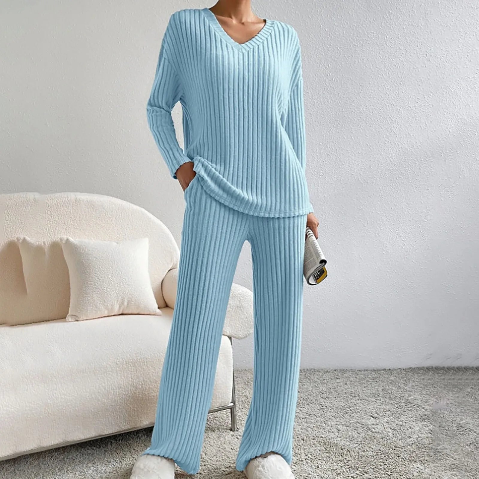Elegantes Strickset für stilvolle Alltagsmomente 9
