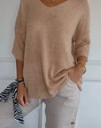 Elegantes V-Ausschnitt Stricktop für Damen – Vielseitig und Stilvoll 3