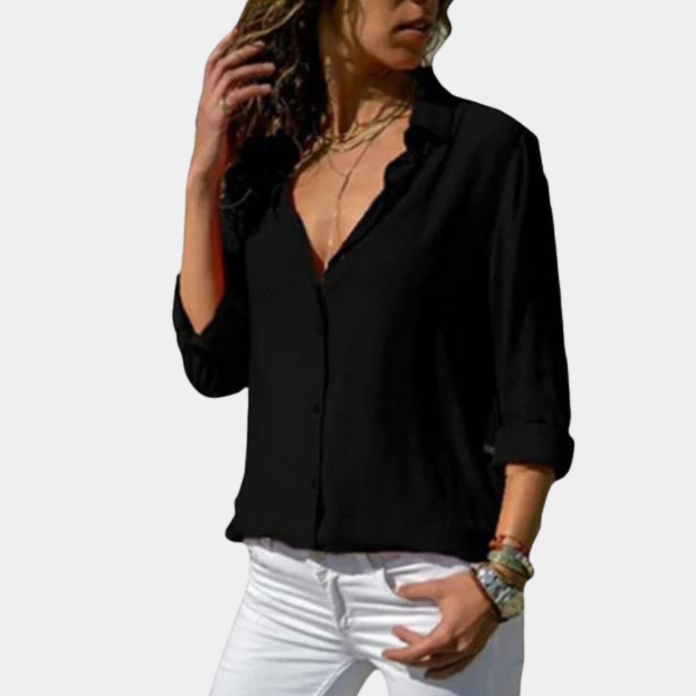 Elegantes T Shirt mit Fließendem Schnitt für Stil 3