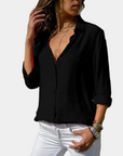 Elegantes T Shirt mit Fließendem Schnitt für Stil 3