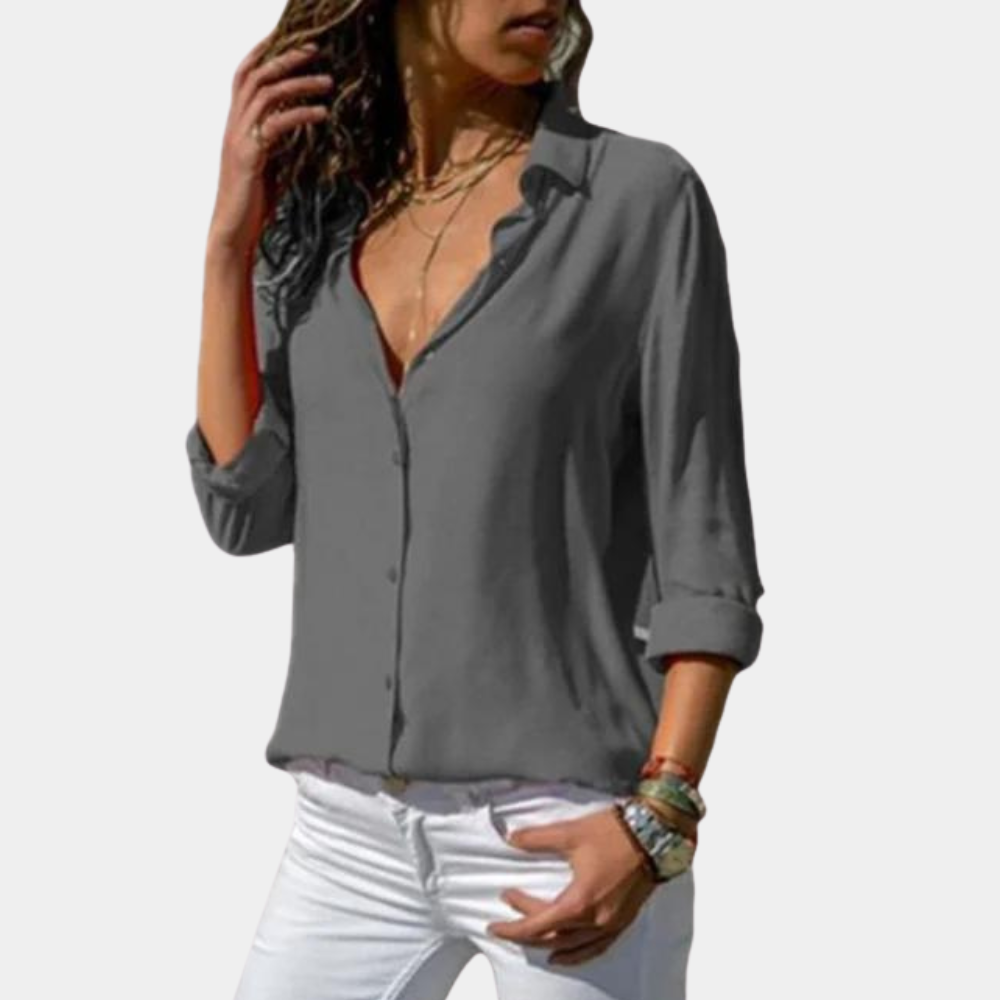 Elegantes T Shirt mit Fließendem Schnitt für Stil 4