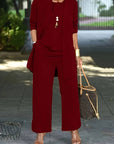 Elegantes Damen Twin Set aus weichem Material – Stilvolles Outfit für jede Gelegenheit 3