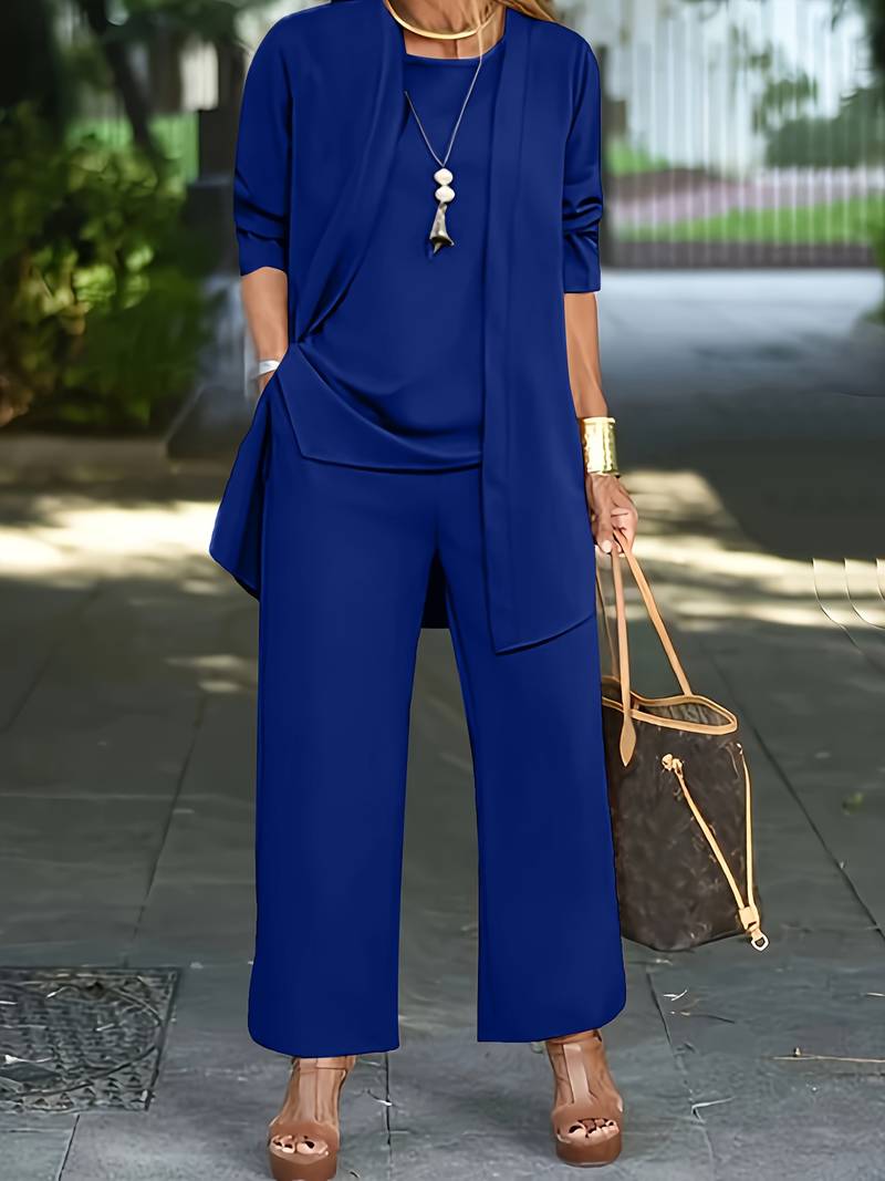 Elegantes Damen Twin Set aus weichem Material – Stilvolles Outfit für jede Gelegenheit 4