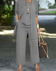 Elegantes Damen Twin Set aus weichem Material – Stilvolles Outfit für jede Gelegenheit 6