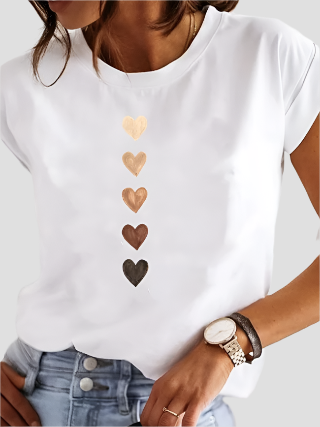 Elegantes Damen T-Shirt in Weiß – Vielseitig und Bequem für Jeden Anlass 1