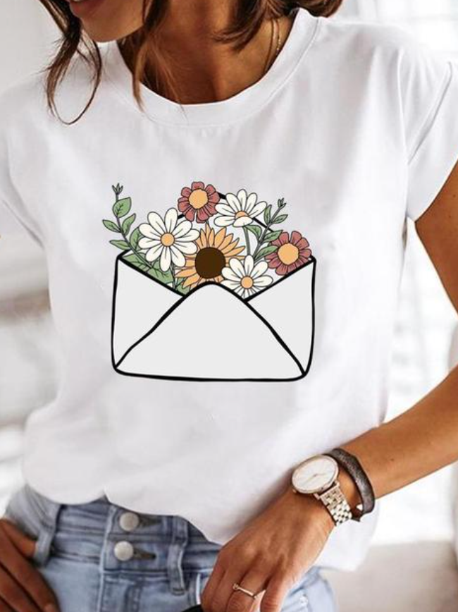 Elegantes Damen T-Shirt in Weiß – Vielseitig und Bequem für Jeden Anlass 3