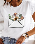 Elegantes Damen T-Shirt in Weiß – Vielseitig und Bequem für Jeden Anlass 3
