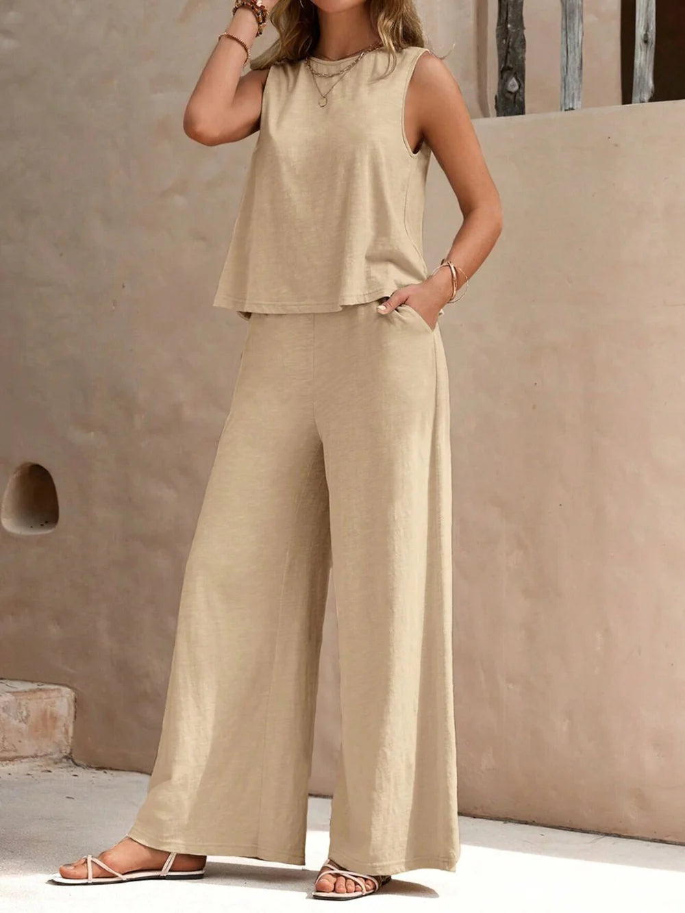 Elegantes Zweiteiliges Set für Damen – Stilvolles Oberteil und Hose für jeden Anlass 4