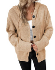 Entspannte Strickjacke mit Knopf für Komfort 5