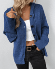 Entspannte Strickjacke mit Knopf für Komfort 6
