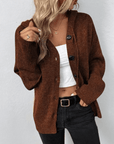 Entspannte Strickjacke mit Knopf für Komfort 8