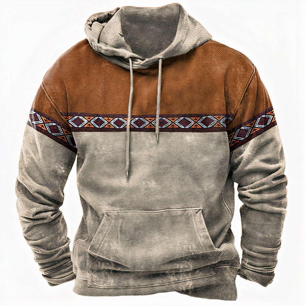 Ethno Herren Hoodie für Lässigen Stil 1