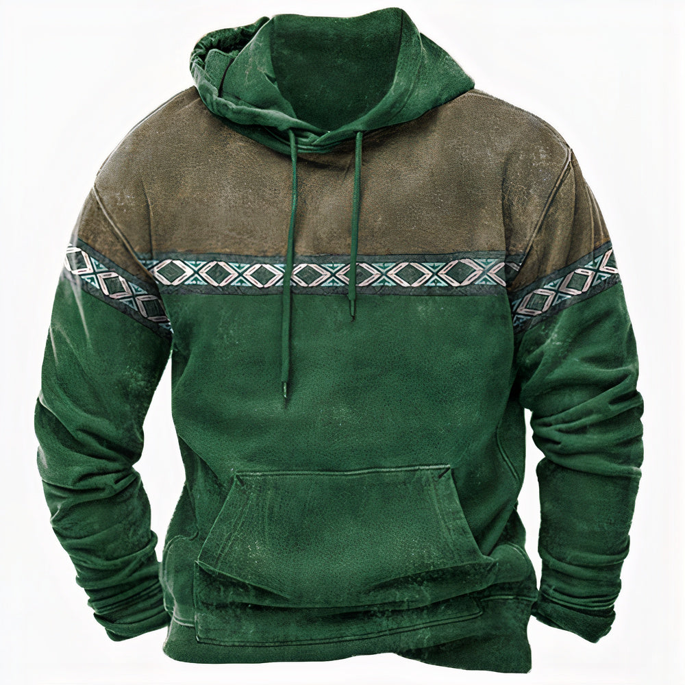 Ethno Herren Hoodie für Lässigen Stil 3