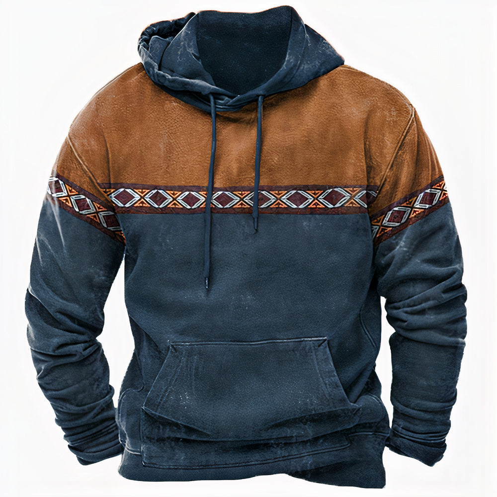 Ethno Herren Hoodie für Lässigen Stil 4