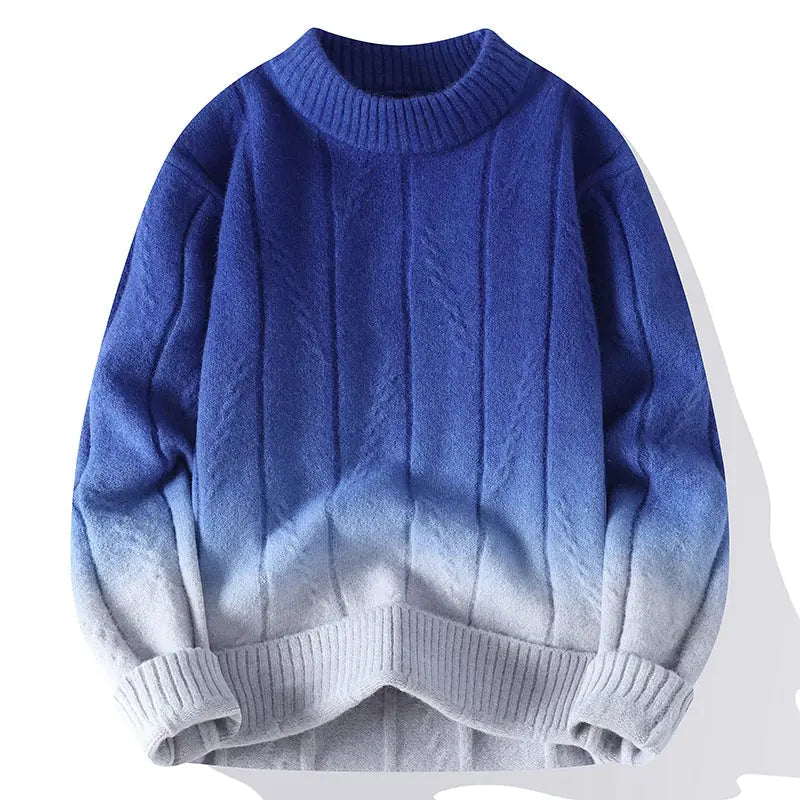 Farbverlauf Strickpullover für stilbewusste Männer 3