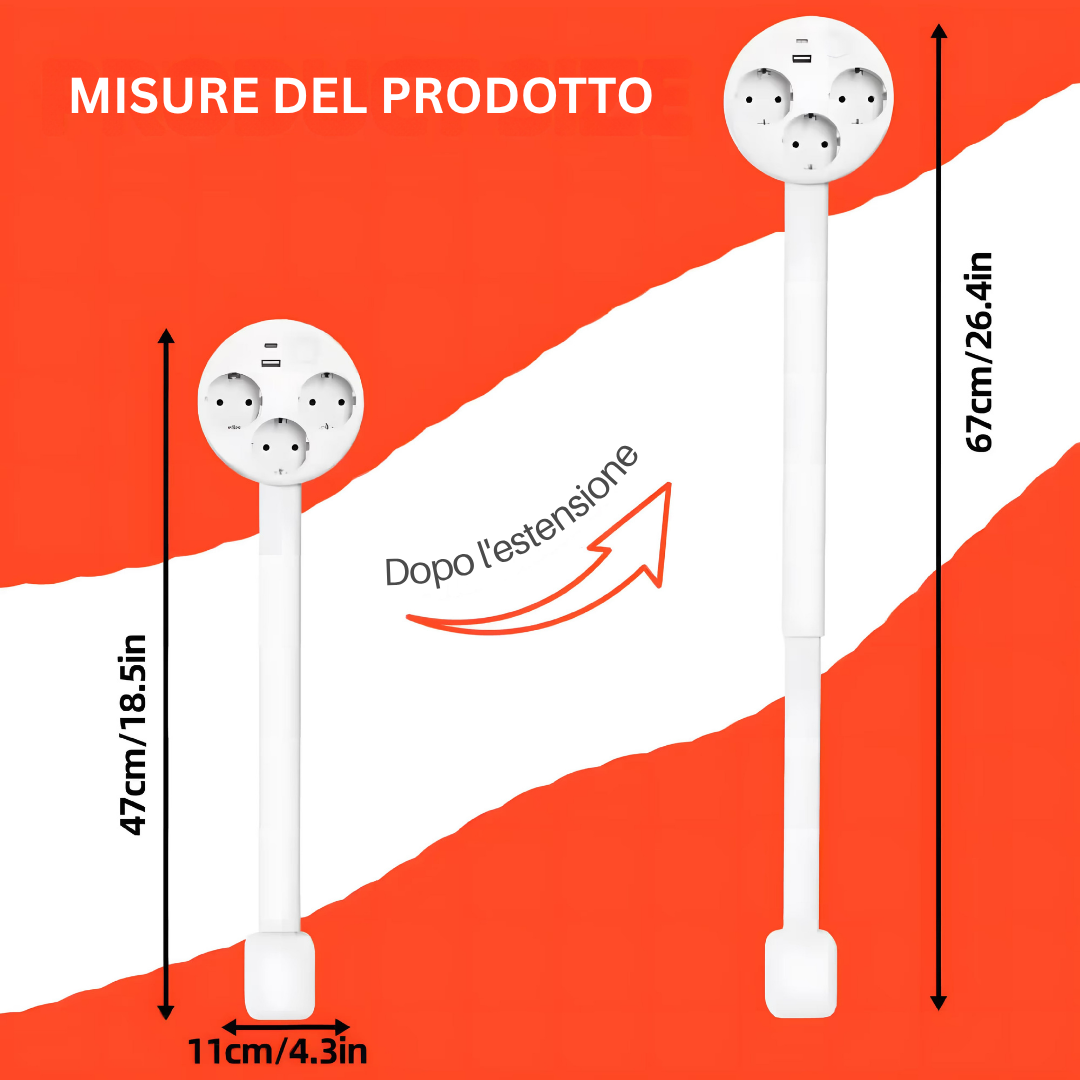 Felix | Herren Steckdose flexibel 180° USB-Ladefunktion Plug-and-Play 3