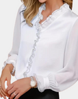 Feminine Damenbluse für elegante Anlässe 3