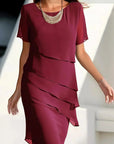 Figurbetontes Sommerkleid aus fließendem Stoff für elegante Anlässe 2