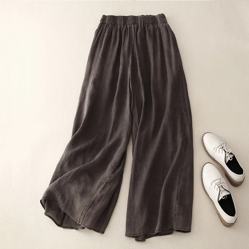 Fließende Weitbein-Hose für eleganten Komfort 2