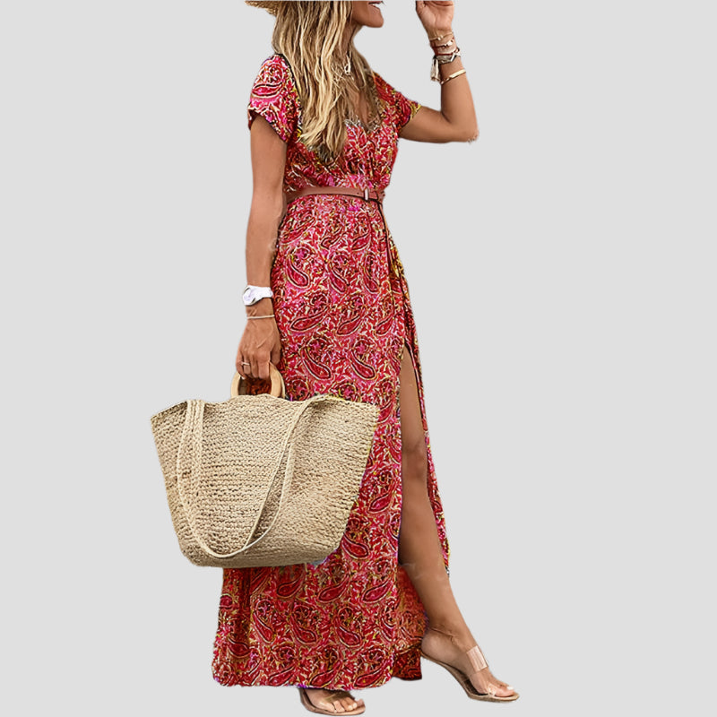 Fließendes Boho Kleid mit zarter Silhouette – Perfekt für besondere Anlässe 1