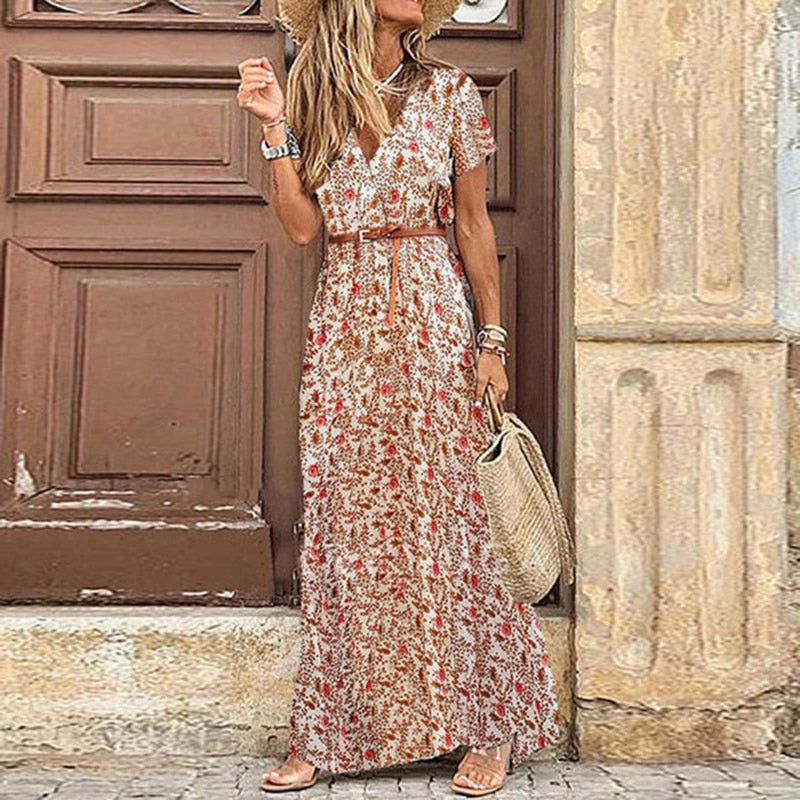 Fließendes Boho Kleid mit zarter Silhouette – Perfekt für besondere Anlässe 2