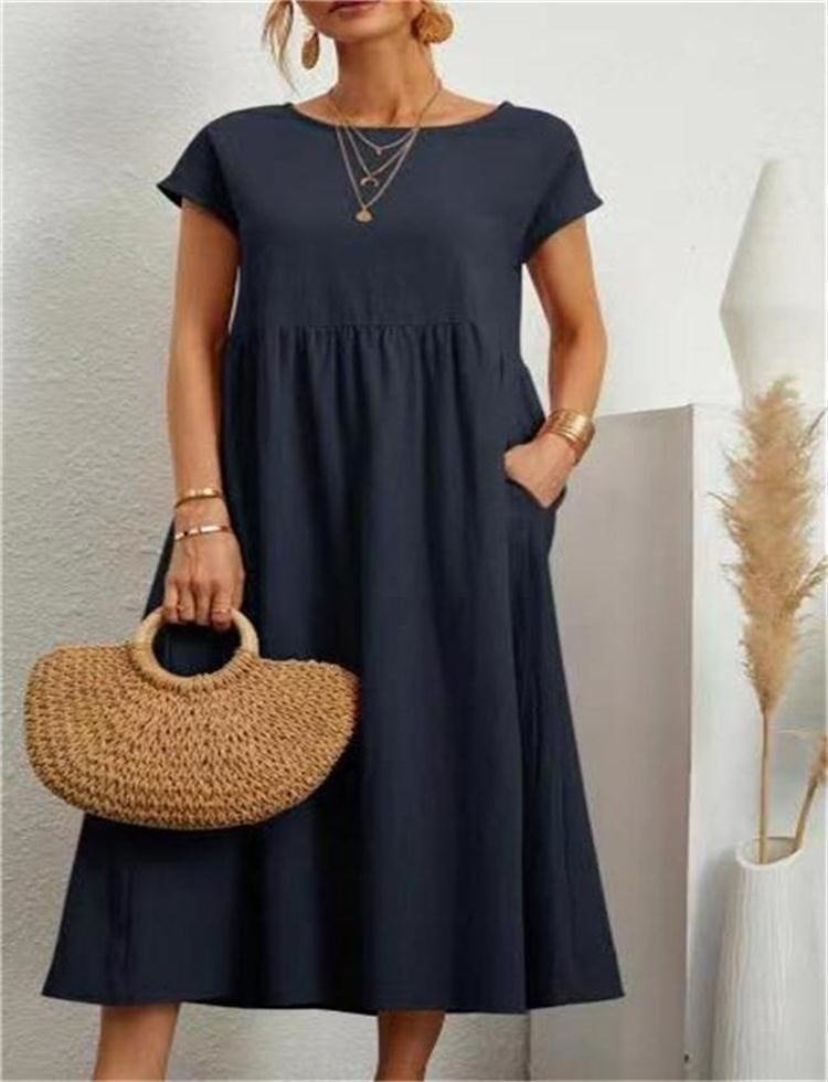 Fließendes Maxikleid für Damen aus leichtem Material – Elegantes Sommerkleid in Weiß für verschiedene Anlässe 7