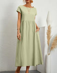 Fließendes Maxikleid für Damen aus leichtem Material – Elegantes Sommerkleid in Weiß für verschiedene Anlässe 8