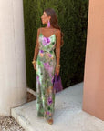 Fließendes Maxikleid mit Halo-Design für Sommernächte 1