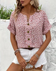 Florale Damenbluse mit Lässigem Schnitt 3