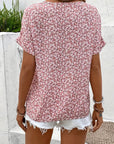 Florale Damenbluse mit Lässigem Schnitt 4