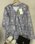 Funkelnde Damenbluse mit langen Ärmeln für festliche Anlässe – Elegantes Design 3