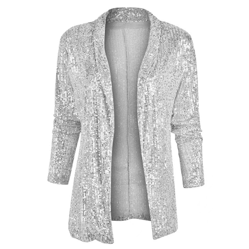 Funkelnder Blazer mit Pailletten für Partynächte 4