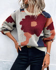 Gemusterter Damenpullover mit Modernem Schnitt 1