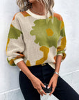 Gemusterter Damenpullover mit Modernem Schnitt 5