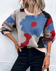 Gemusterter Damenpullover mit Modernem Schnitt 6
