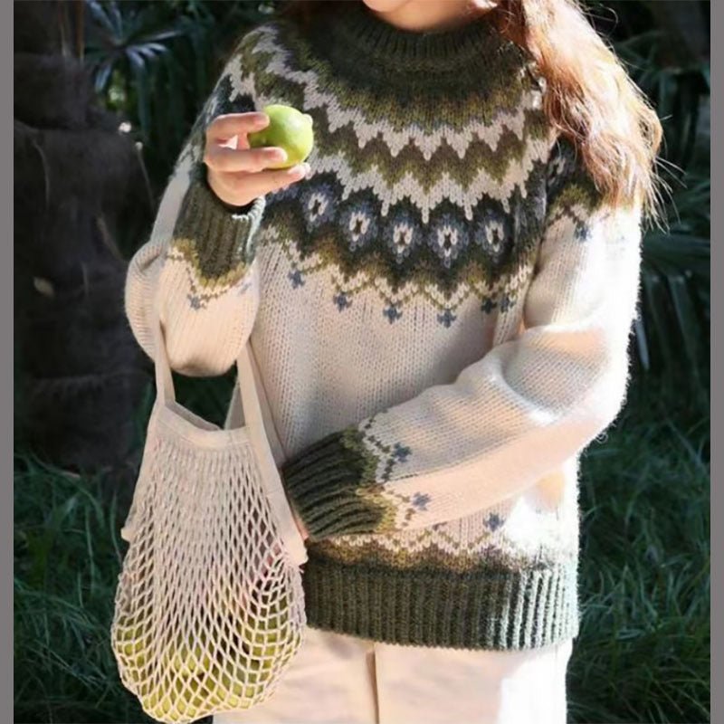 Gemütlicher Fair-Isle Pullover für Wintertage 1