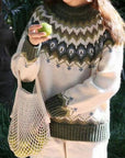 Gemütlicher Fair-Isle Pullover für Wintertage 1