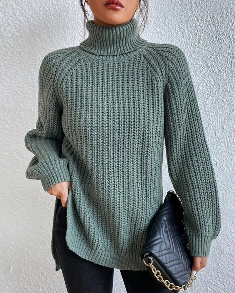 Gemütlicher Rollkragenpullover für kalte Tage 9