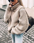 Gemütlicher Rollkragenpullover im Oversize-Stil 1