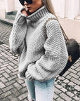 Gemütlicher Rollkragenpullover im Oversize-Stil 3