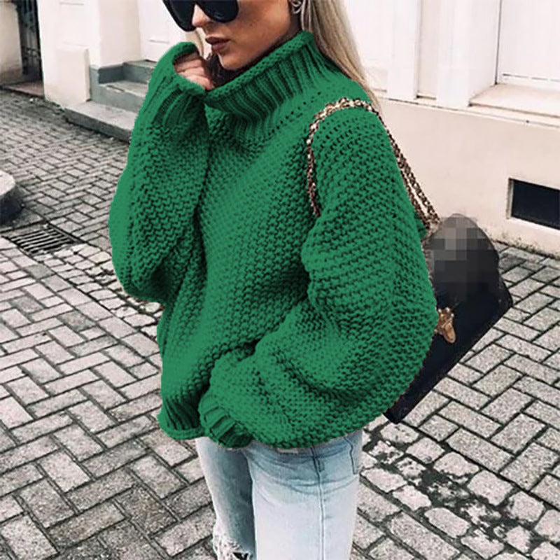 Gemütlicher Rollkragenpullover im Oversize-Stil 4