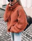 Gemütlicher Rollkragenpullover im Oversize-Stil 5
