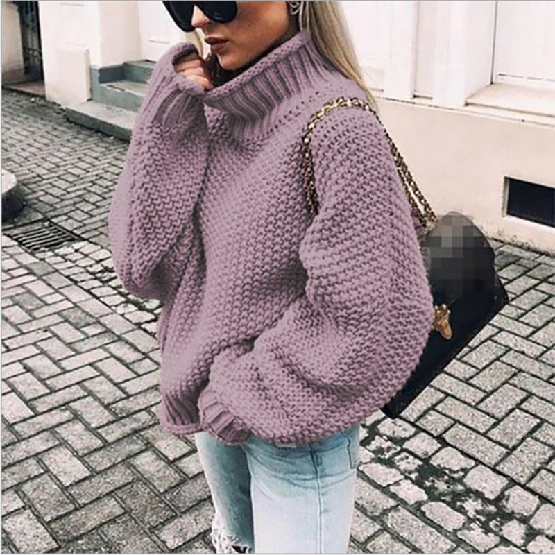 Gemütlicher Rollkragenpullover im Oversize-Stil 6