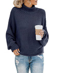 Gemütlicher Rollkragenpullover im Oversize-Stil 8