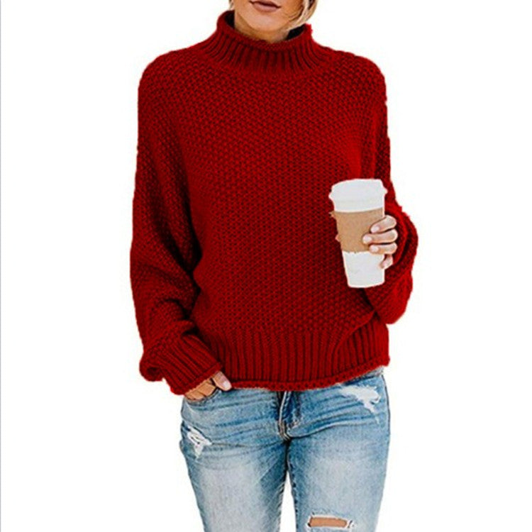 Gemütlicher Rollkragenpullover im Oversize-Stil 9