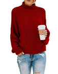 Gemütlicher Rollkragenpullover im Oversize-Stil 9