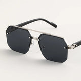 Geometrische Sonnenbrille mit modernem Flair 2