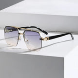 Geometrische Sonnenbrille mit modernem Flair 7