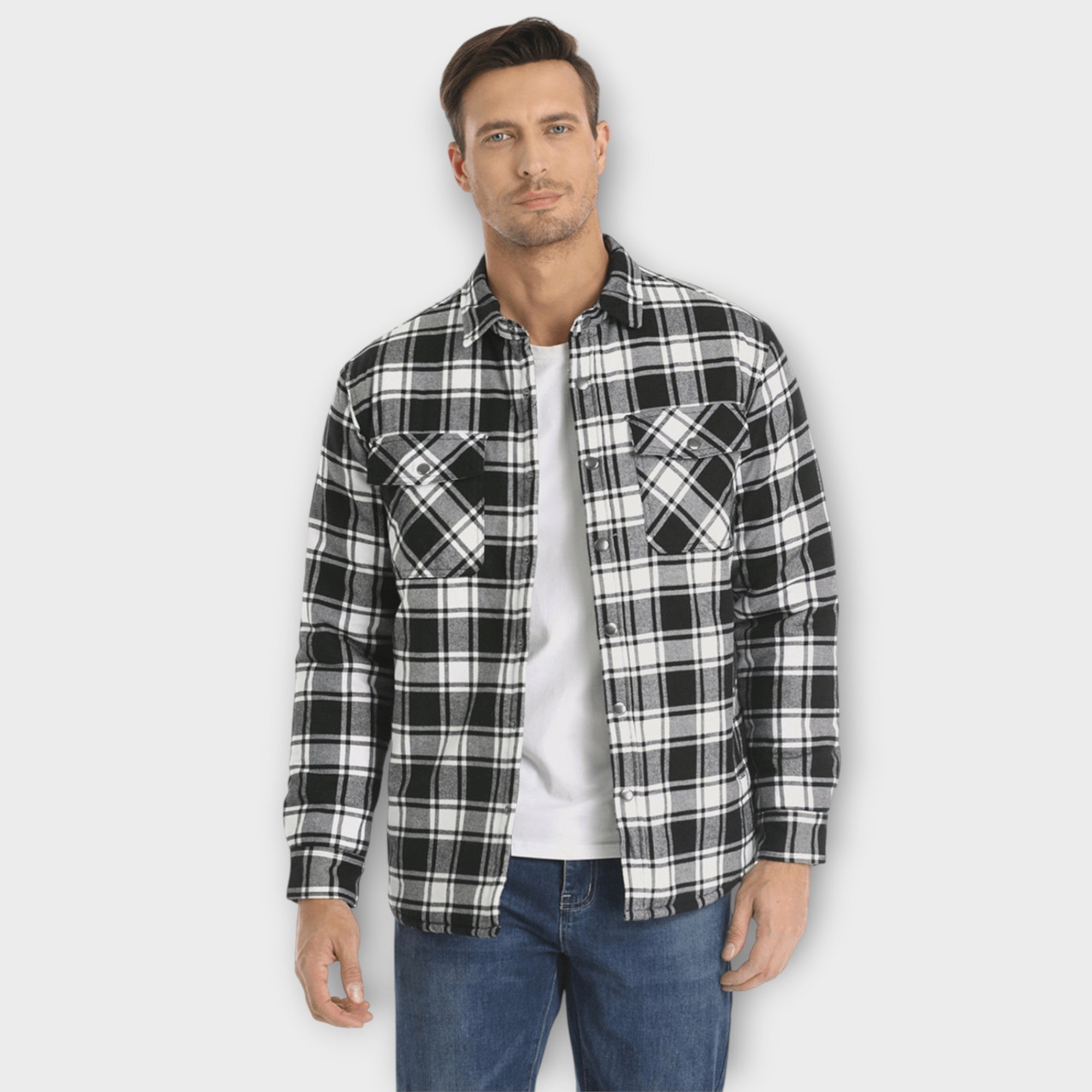 Gepolsterte Herren Winterjacke – warm & leicht 4