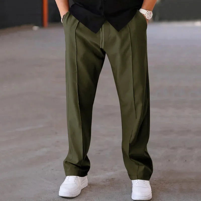 Gerade Hose mit verstellbarem Bund für eleganten Komfort 7